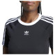 Adidas Γυναικεία κοντομάνικη μπλούζα 3-Stripes Baby Tee